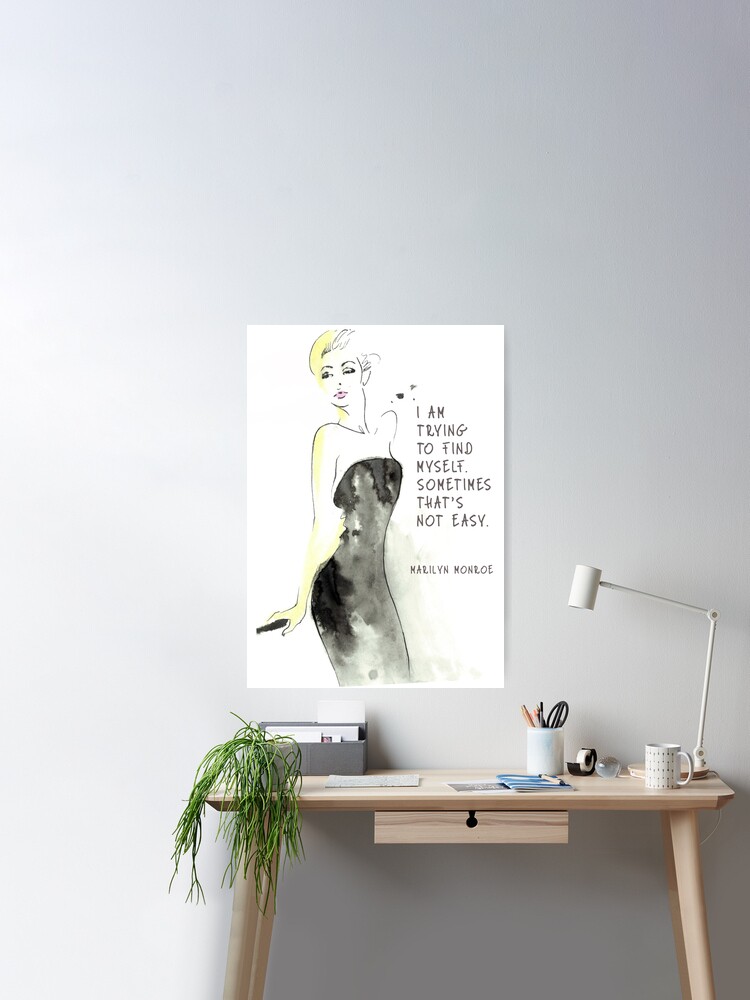 MARILYN MONROE Art Quote Says Extra LARGE wall art Fashion poster the  future is female Canvas Hair salon decor Feminist Coco Tumblr room Single  Print Spiral Notebook for Sale by GalleryArtField