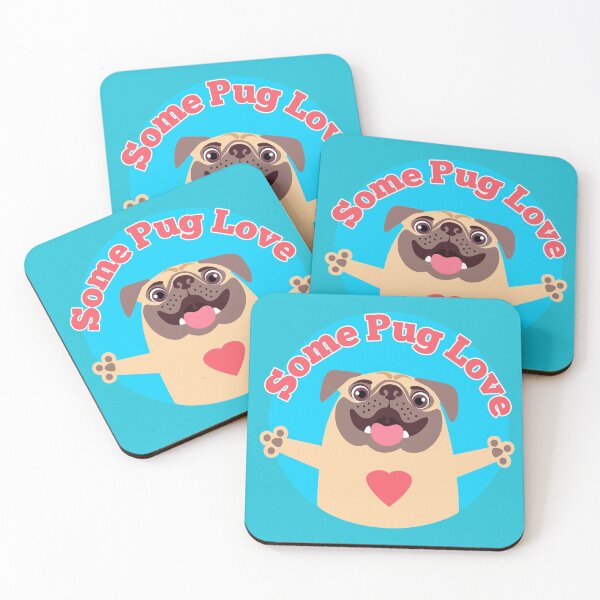 Item preview, Some Pug Love designed and sold by Wonderful world of whimsical Art of yesteryear and today .