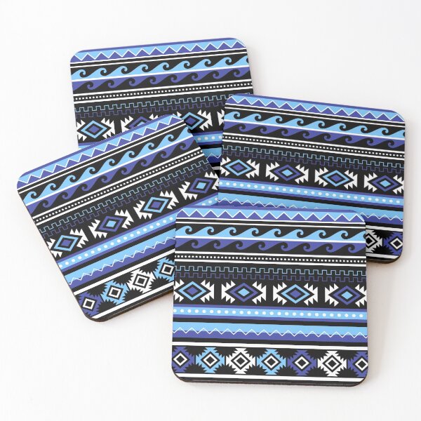 Item preview, The Blue Aztec without Gold Accents designed and sold by SortaFire.