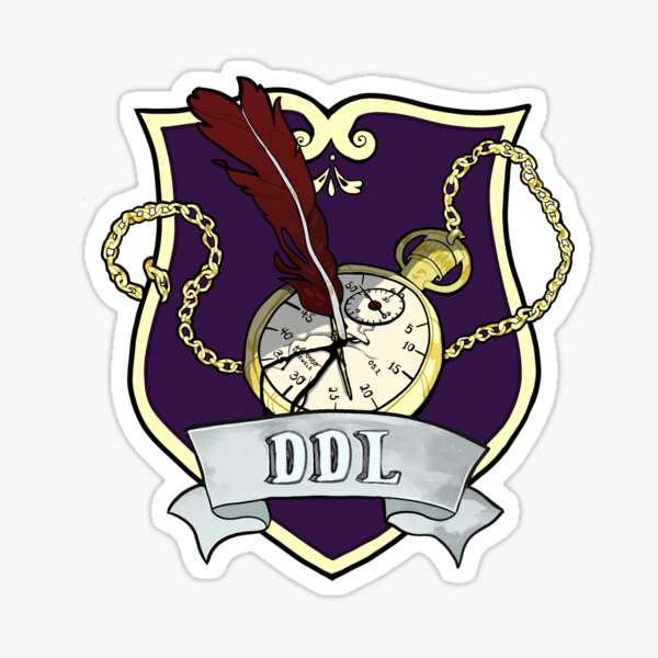 Department of Dead Languages Crest Sticker