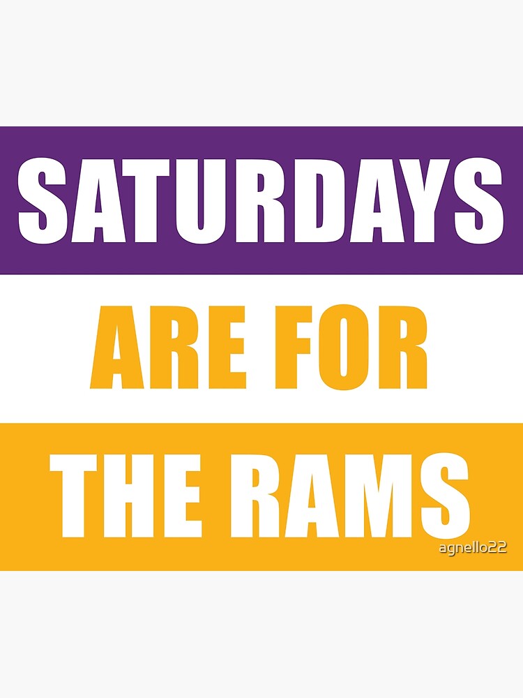 Disover Saturdays are for the rams - West Chester University Tapestry
