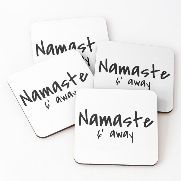 Item preview, Namaste six feet away designed and sold by Kristina Gale.