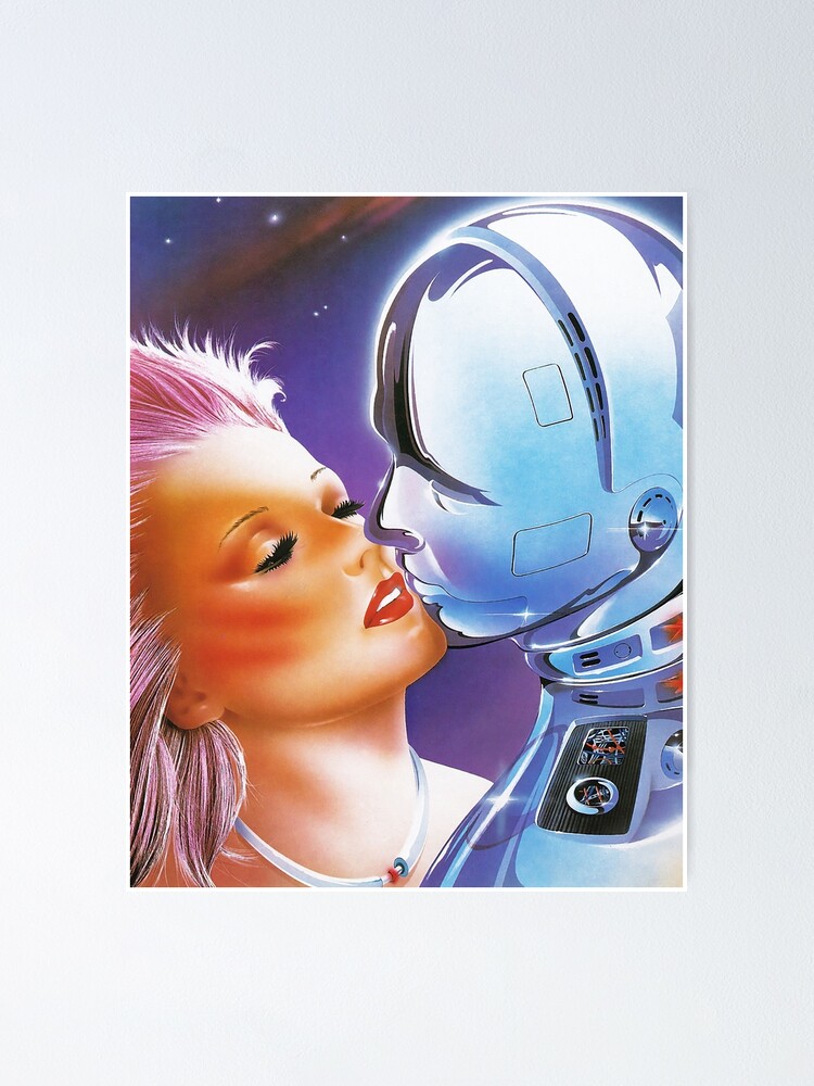 "Retro 80s Future Cosmic Love Airbrush" Poster By Retro80sArt | Redbubble