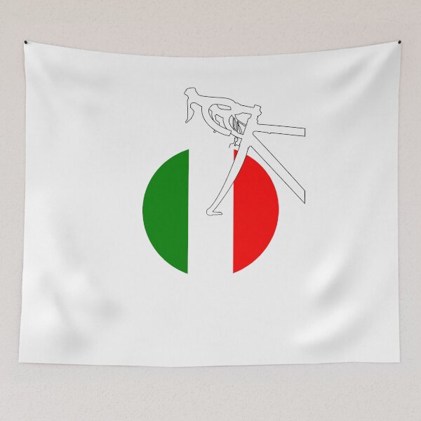 Item preview, Road Bicycle Italy Flag designed and sold by RabeDesigns.