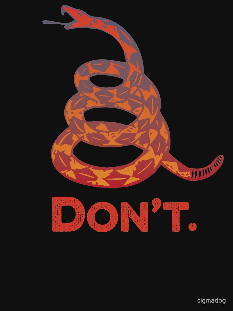 Download "Gadsden Snake" T-shirt by sigmadog | Redbubble