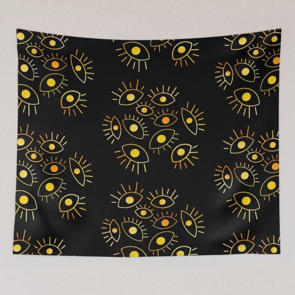 Item preview, Eyes of the Void - Golden Fire designed and sold by rollingtape.