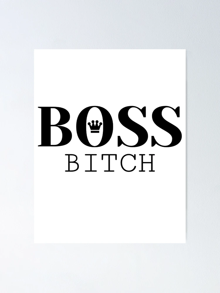 Buy Boss bitch energy pink print - A1, A2, A3 or A4 art prints on