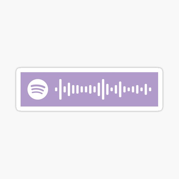 Brooklyn Baby by Lana Del Rey Spotify Code Sticker