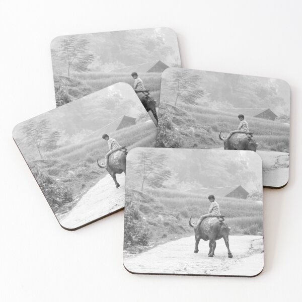 Item preview, A Boy and His Buffalo - Sa Pa, Vietnam designed and sold by TRVLR Designs.