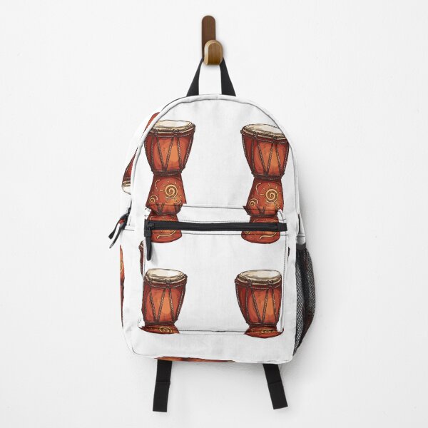 Item preview, Djembe With Symbolic Decorations designed and sold by PayoutStream.