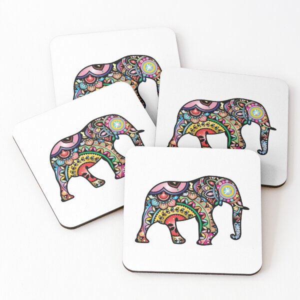 Item preview, Patterned Elephant designed and sold by benzy.