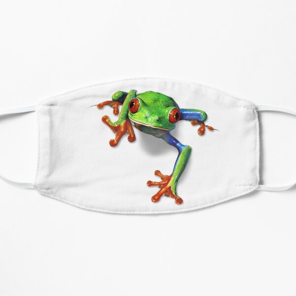 Tree Frog Portrait Flat Mask