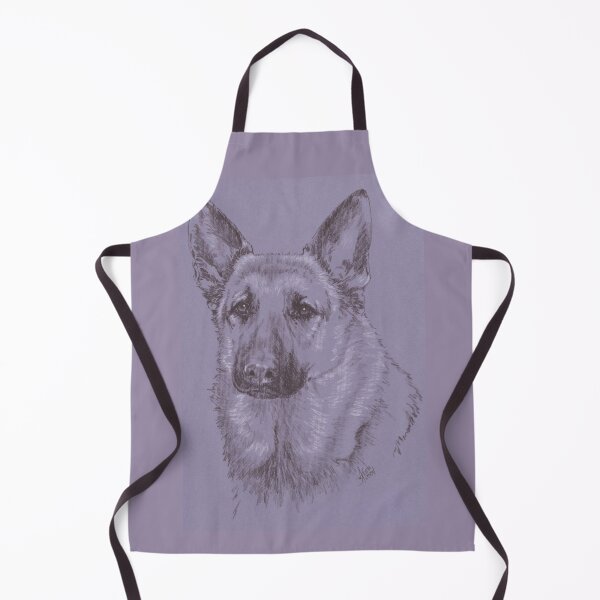 Item preview, German Shepherd Portrait in Graphite designed and sold by BarbBarcikKeith.