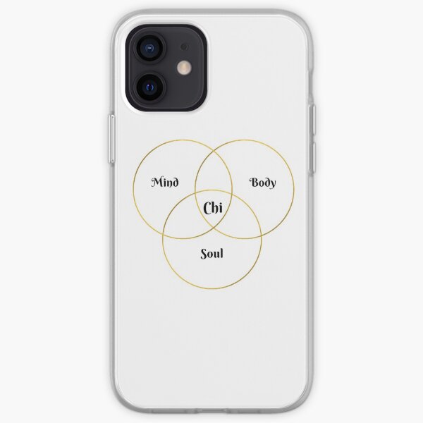 Mind, Body, Soul, Chi Holistic Health iPhone Soft Case