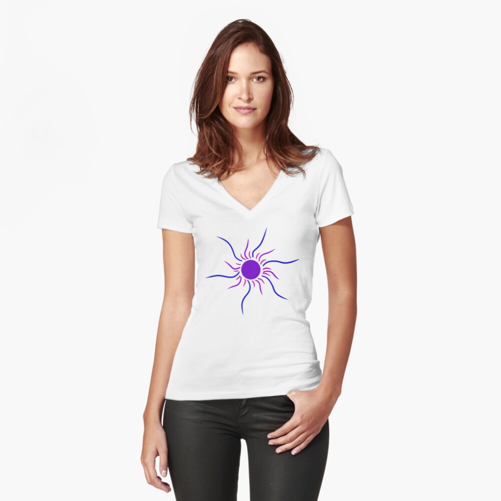 Item preview, Fitted V-Neck T-Shirt designed and sold by MinnieMot.