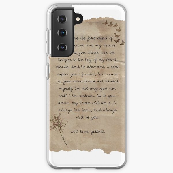 Gilbert’s letter to Anne Samsung Galaxy Soft Case
