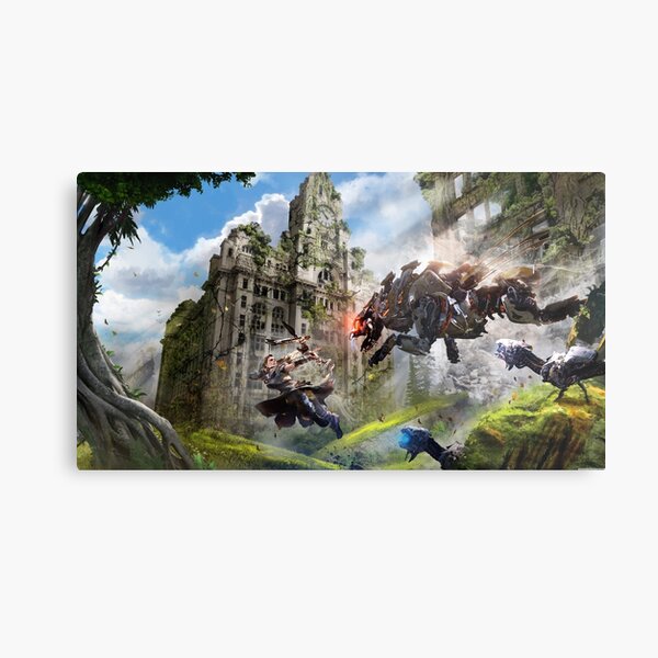 Horizon Zero Dawn Wallpaper Metal Print By Pasu979 Redbubble