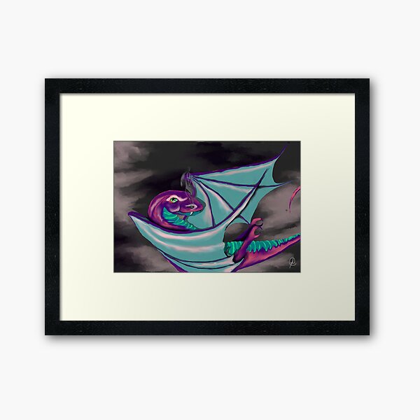 Baby Dragon Framed Art Print