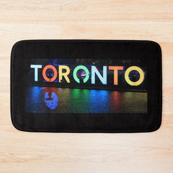 Item preview, Toronto Sign All Lit Up With Umbrella Silhoette designed and sold by ninasilver.