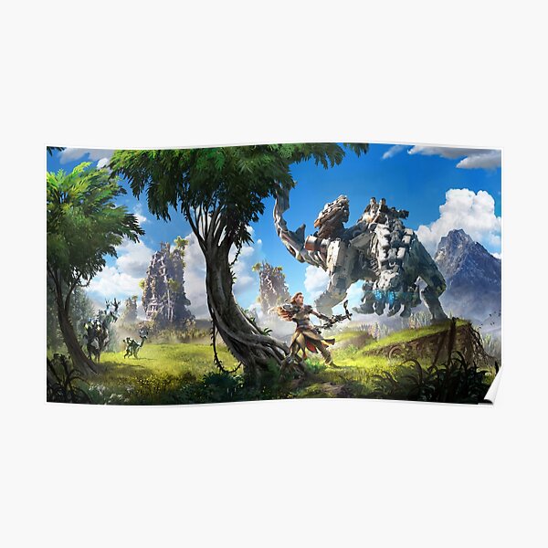 horizon zero dawn wallpaper Poster