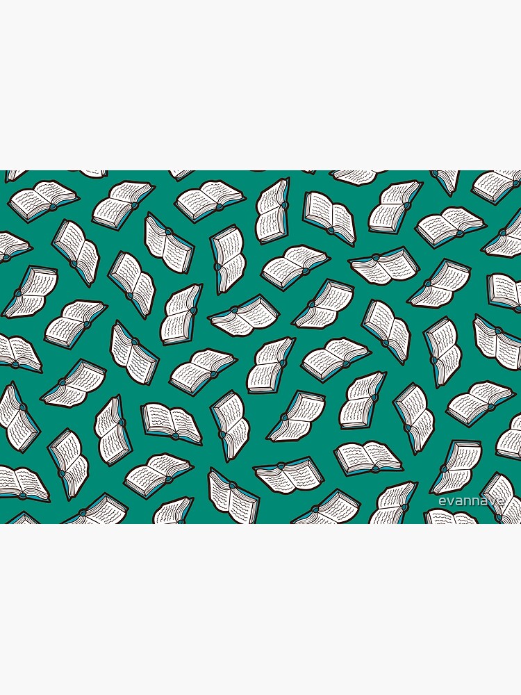 Bookish Reading Pattern in Jade by evannave