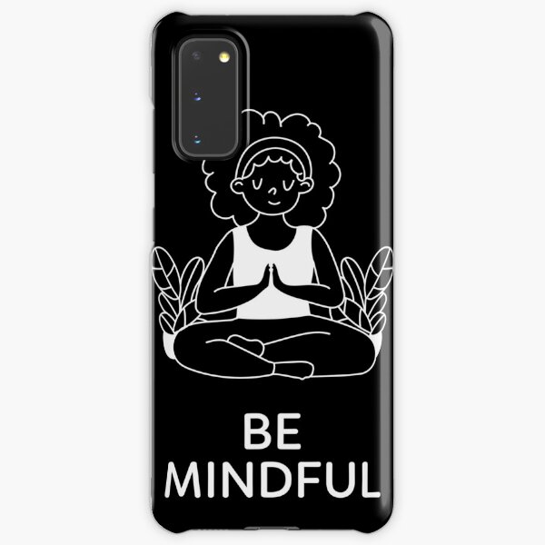Be Mindful (White) Samsung Galaxy Snap Case