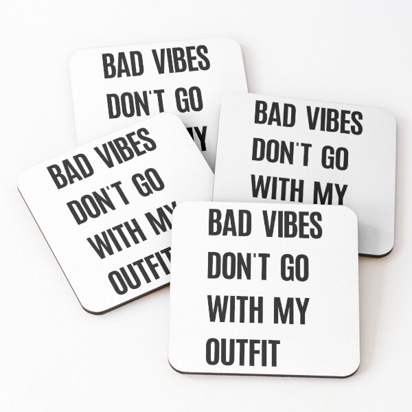 Item preview, Sticker - Bad vibes don't go with my outfit designed and sold by JessisArt.