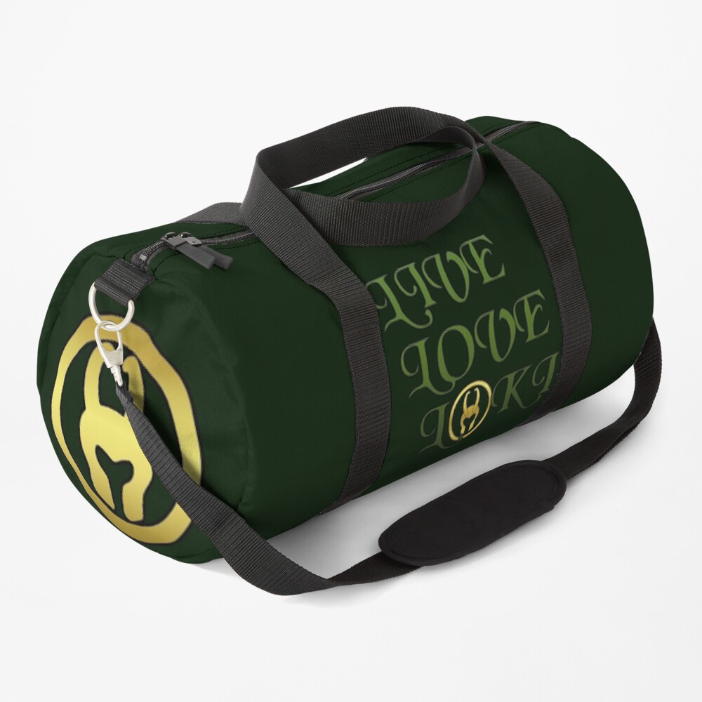 Live, Love, Loki Duffle Bag