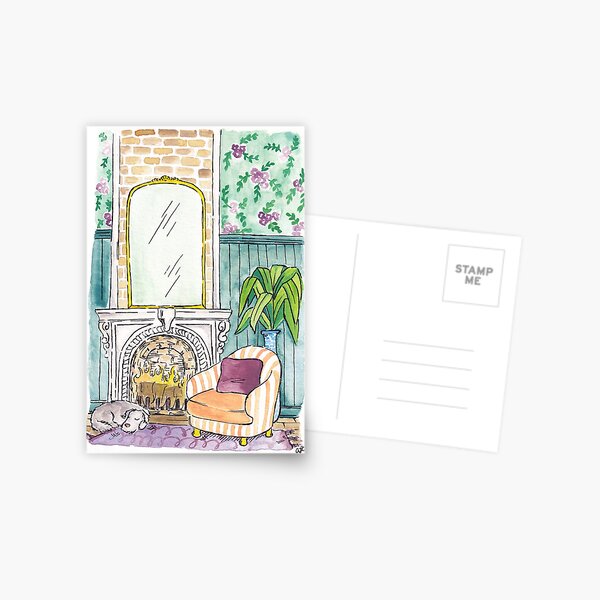 1267 Diamond Cove, Providence RI - interior portrait Postcard