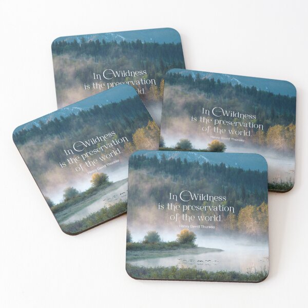 Item preview, In Wildness is the Preservation of the World - Thoreau quote designed and sold by TheCurators.