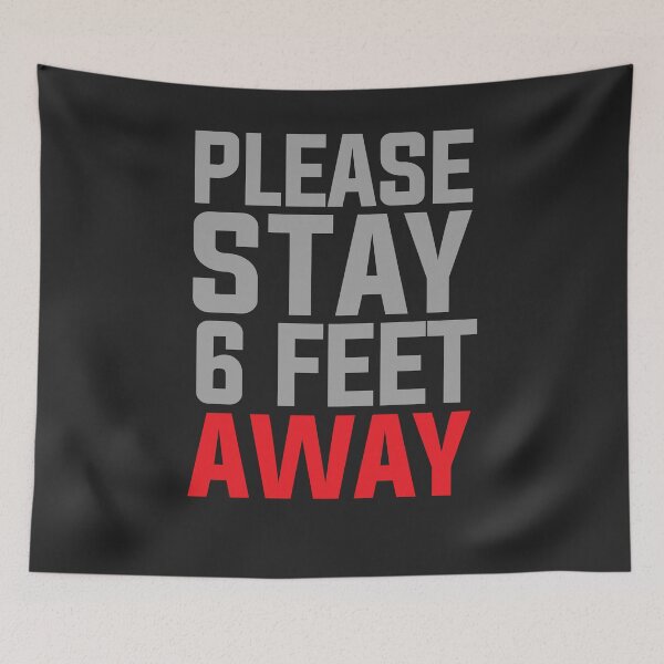 Item preview, please stay 6 feet away designed and sold by ayaato.