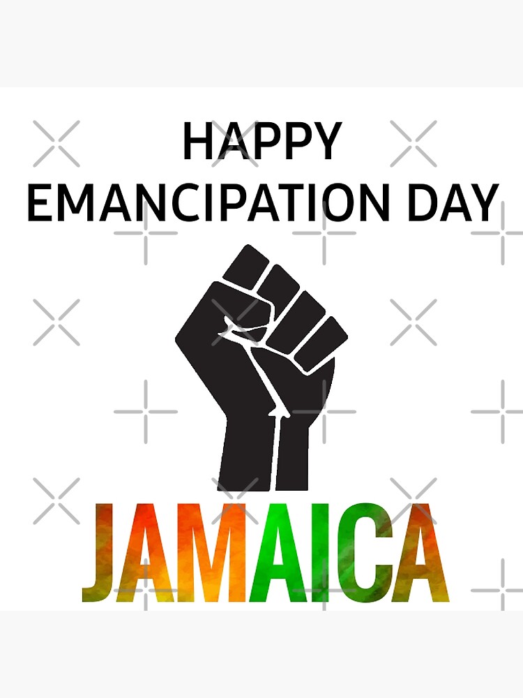 Happy Emancipation Day Jamaica Greeting Card By Jamaicamerch Redbubble