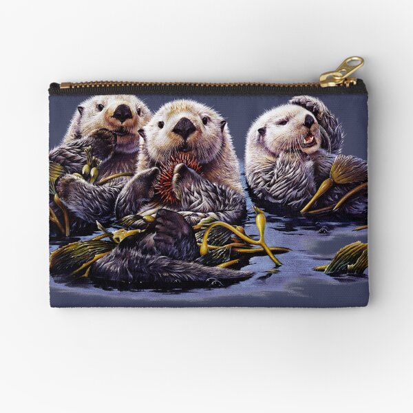 Sea Otter Trio Zipper Pouch