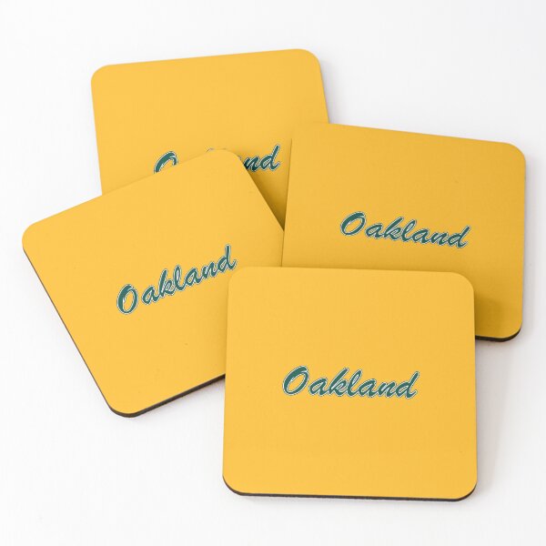 Artikelvorschau, Baseball Fan of Oakland Green and White on Gold entworfen und verkauft von gkillerb.