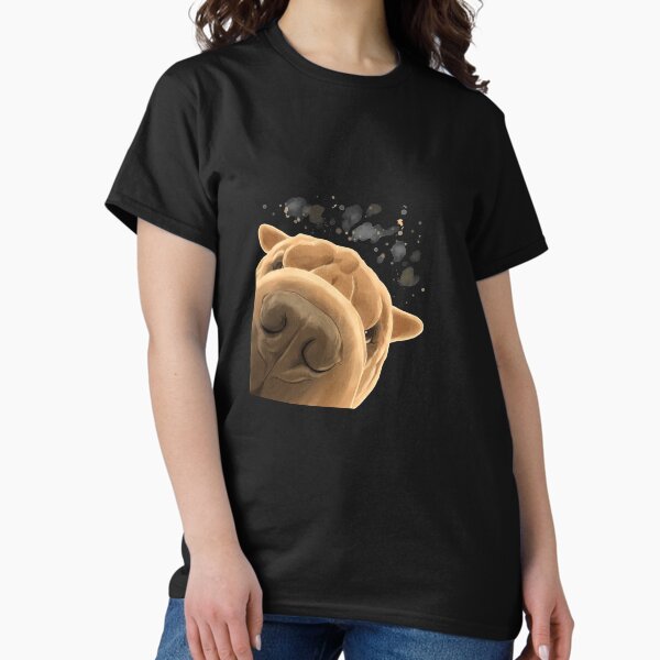 Aperçu de l'œuvre Curieux chien Shar Pei créée et vendue par alwe-designs.