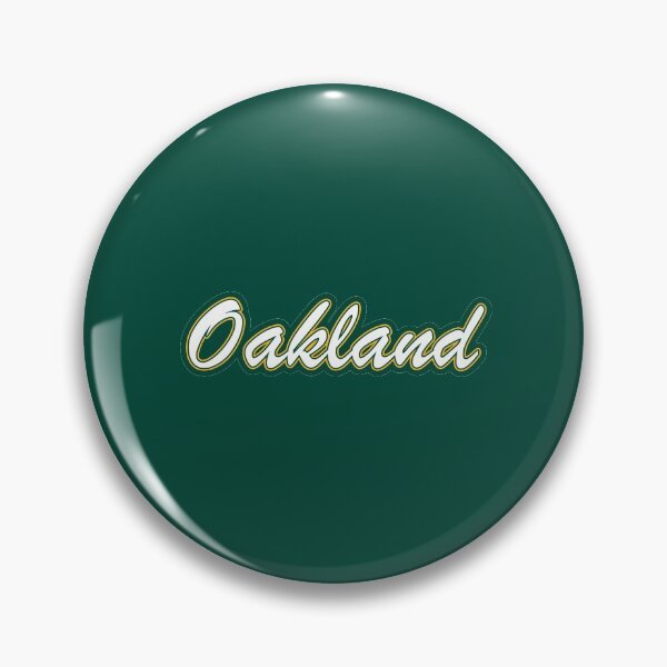 Item preview, Baseball Fan of Oakland White and Gold on Dark Green designed and sold by gkillerb.