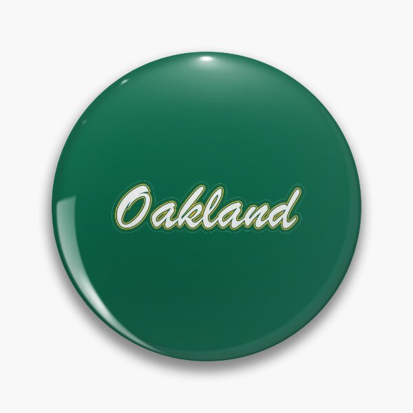 Item preview, Baseball Fan of Oakland White and Gold on Light Green designed and sold by gkillerb.