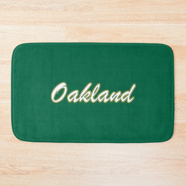 Item preview, Baseball Fan of Oakland White and Gold on Light Green designed and sold by gkillerb.