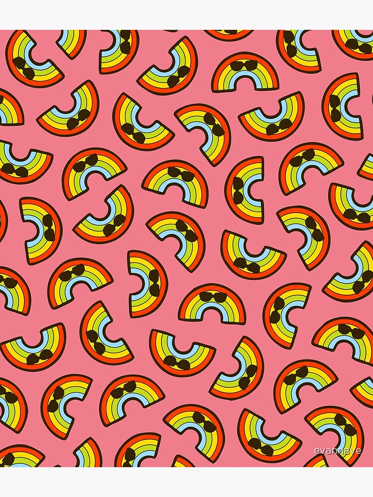 Cool Rainbow Pattern by evannave