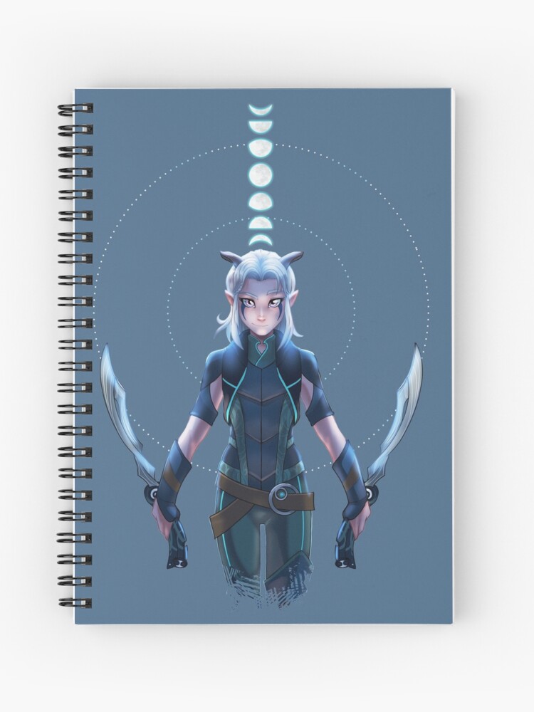 Rayla Moonshadow Elf Spiral Notebook By Radiantgrey Redbubble