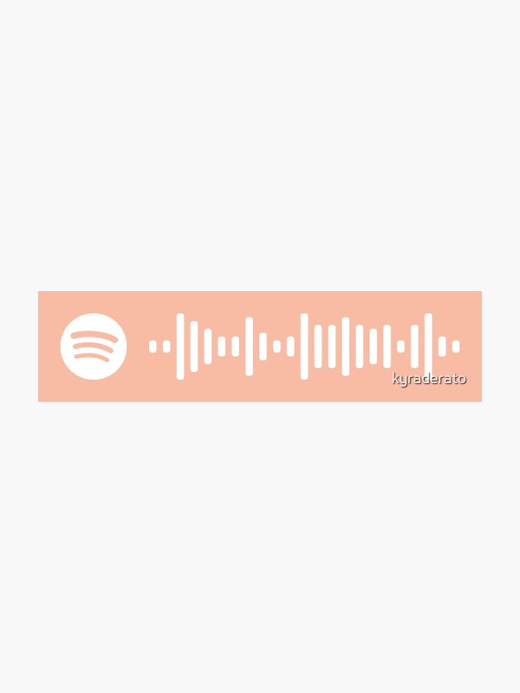"Blinding Lights" Peach Spotify Code by kyraderato
