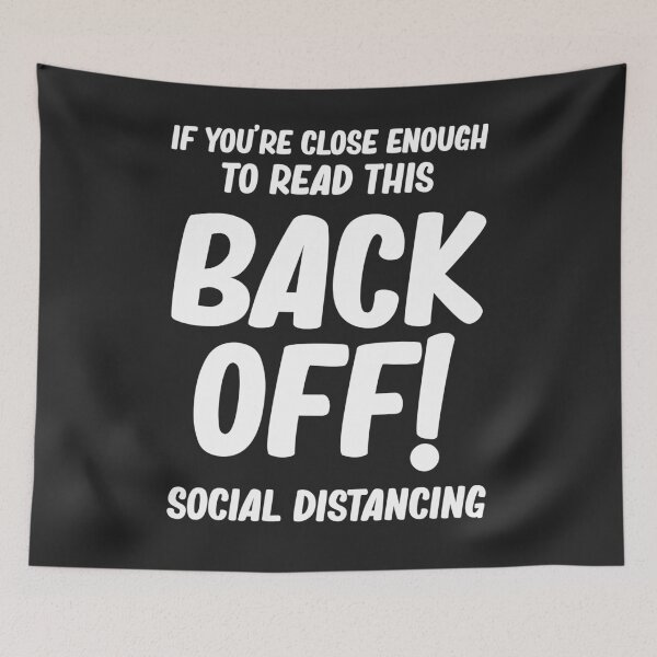 Item preview, back off social distancing  designed and sold by ayaato.
