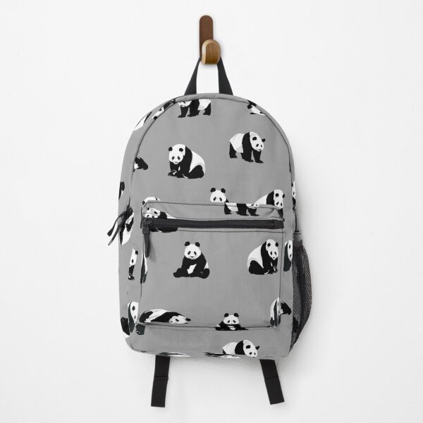 Vista previa del artículo con la obra «Pandas en gris», diseñado y vendido por OneThreeSix.