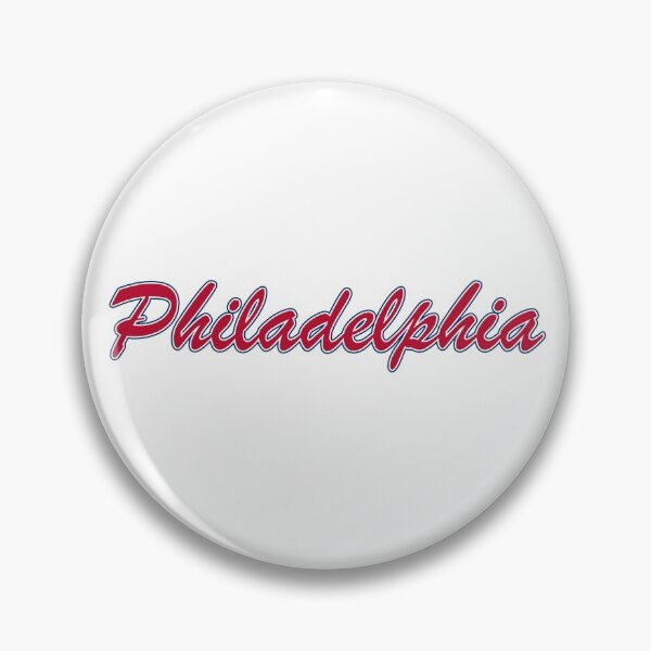 Item preview, Baseball Fan of Philadelphia Red and Blue on White designed and sold by gkillerb.