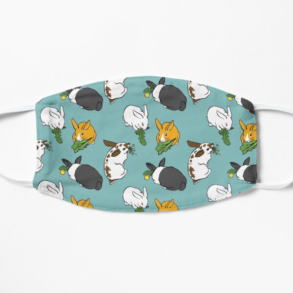 Four Bunnies Snacking Mask