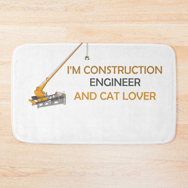 Item preview,  I'M Construction ENGINEER AND CAT LOVER SHIRT , Web Developer T Shirt, Nerd Gift, Software Engineer Gift, Dress Code Joke designed and sold by Soukainadesign.