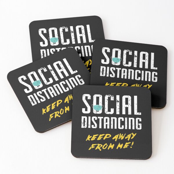 Item preview, social distancing keep away corona  designed and sold by ayaato.