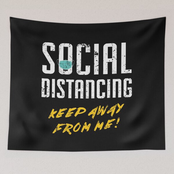 Item preview, social distancing keep away corona  designed and sold by ayaato.