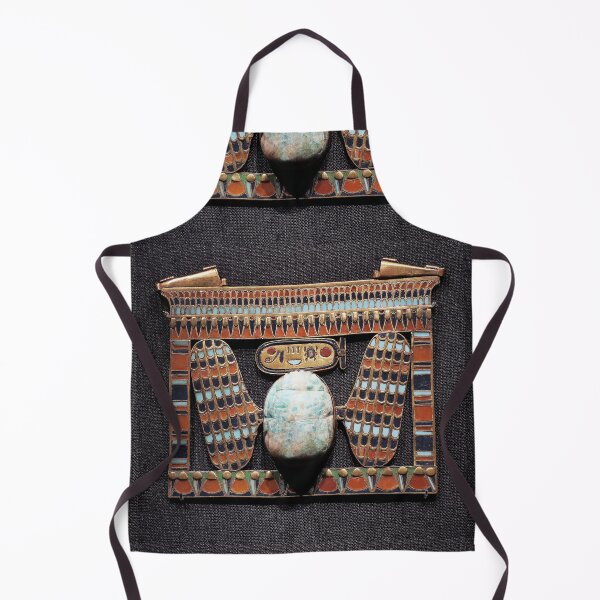 Item preview, Pectoral incrusté d'or de Toutânkhamon en forme de naos incluant un scarabée ailé en feldspath par Okaio Créations  Olavia&Olao 2019 designed and sold by o.okaïo.