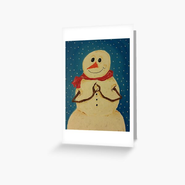 Item preview, Namaste Snowman designed and sold by Deb Coats.